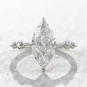 🎀  Exclusive 3A Marquise Cut Cubic Zirconia Ring for Women, FB16FA1061